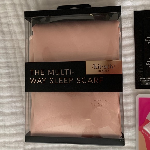 Kitsch Multi-Way Satin Sleep Scarf plus extras - Picture 2 of 5